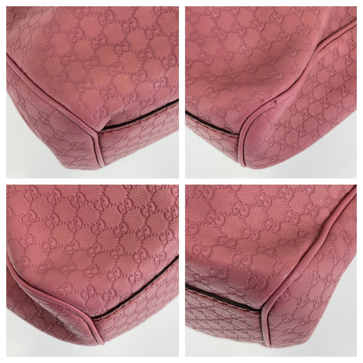 GUCCI グッチ グッチシマ スーキー ピンク ゴールド金具 レザー 211944 ハンドバッグ トートバッグ  レディース