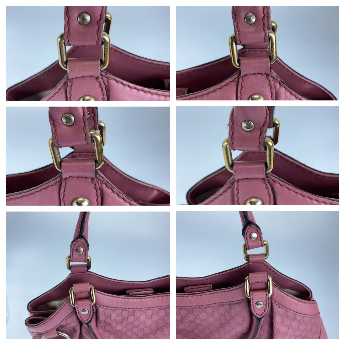 GUCCI グッチ グッチシマ スーキー ピンク ゴールド金具 レザー 211944 ハンドバッグ トートバッグ  レディース