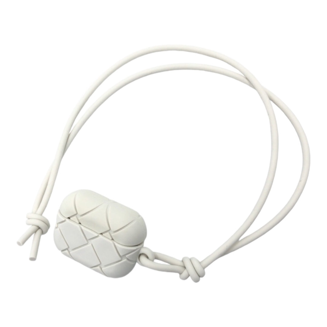 BOTTEGAVENETA ボッテガヴェネタ イントレチャート 男女兼用 ホワイト 白 プラスター シリコン Airpods Pro ケース  レディース