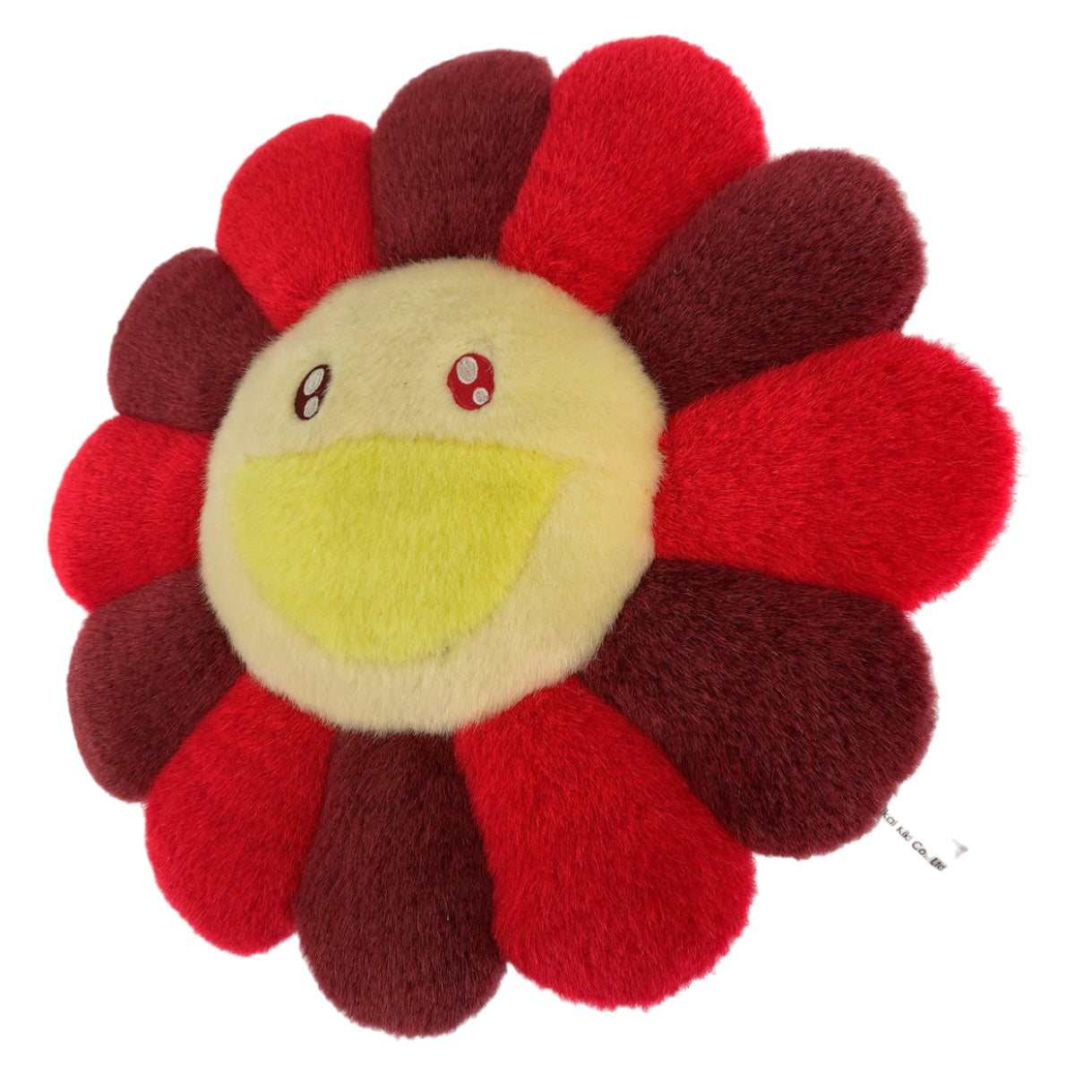 カイカイキキ 村上隆 マルチカラー ボルドー 赤 コットン フラワークッション ピロー  レディース