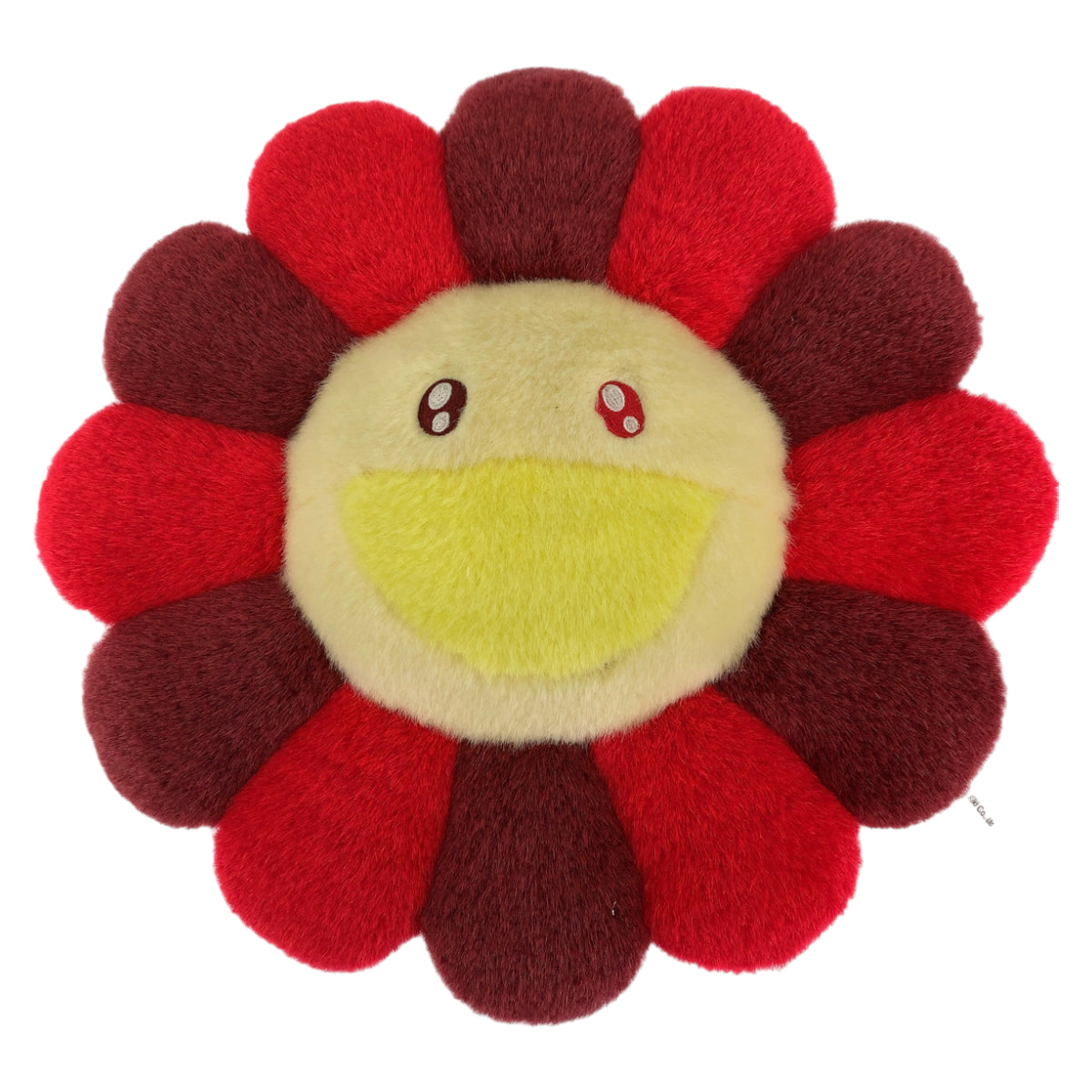 カイカイキキ 村上隆 マルチカラー ボルドー 赤 コットン フラワークッション ピロー  レディース