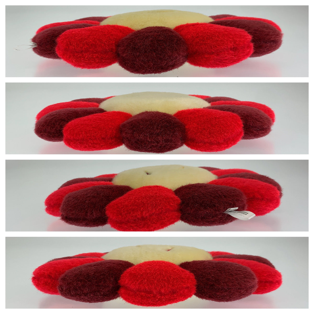 カイカイキキ 村上隆 マルチカラー ボルドー 赤 コットン フラワークッション ピロー  レディース