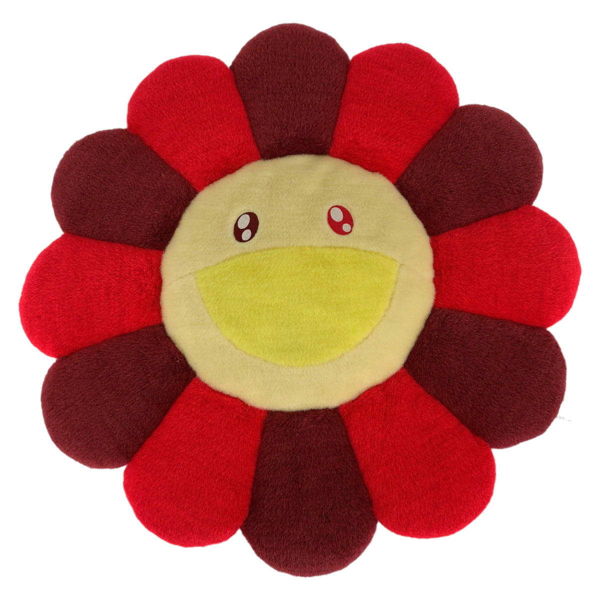 カイカイキキ kaikaikiki 村上隆 レッド 赤 ボルドー コットン フラワークッション ピロー  レディース