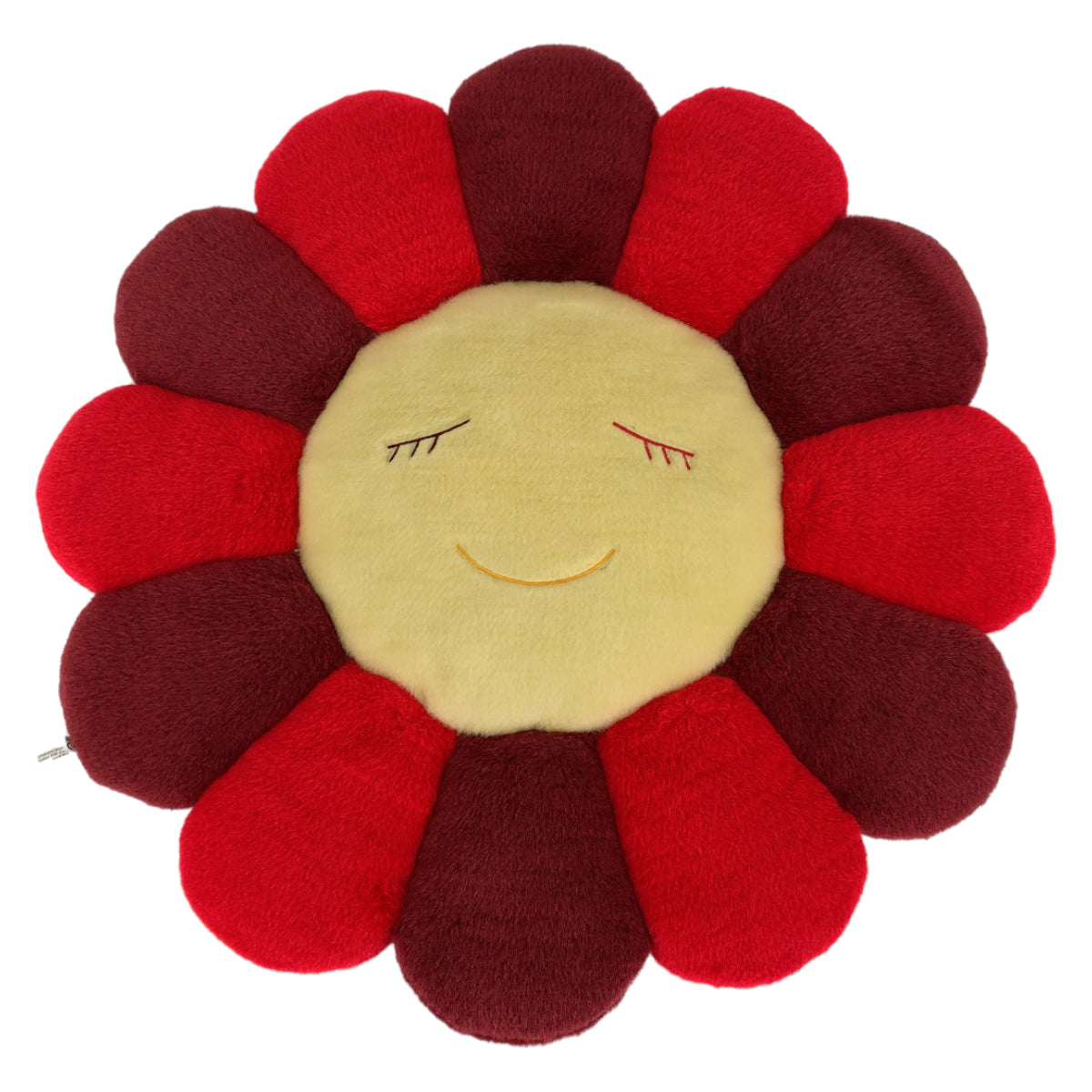 カイカイキキ kaikaikiki 村上隆 レッド 赤 ボルドー コットン フラワークッション ピロー  レディース