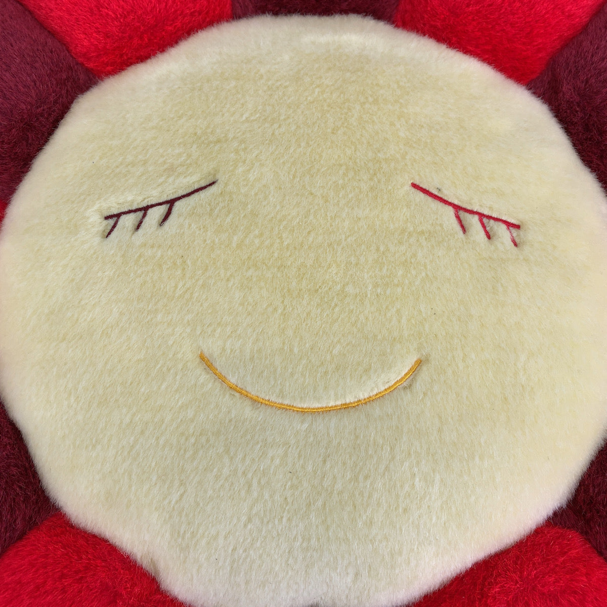 カイカイキキ kaikaikiki 村上隆 レッド 赤 ボルドー コットン フラワークッション ピロー  レディース