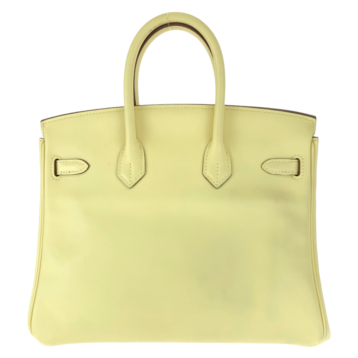 HERMES エルメス バーキン25 ジョーヌプッサン シルバー金具 ヴォースイフト ハンドバッグ トートバッグ T刻印  レディース