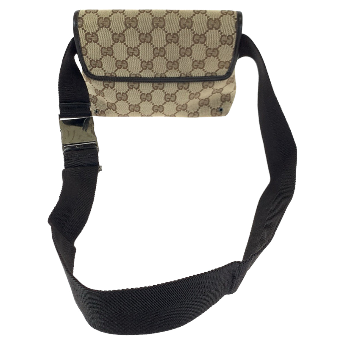 GUCCI グッチ ブラウン 茶 ベージュ GGキャンバス 92543 ウエストバッグ ボディバッグ 男女兼用  メンズ