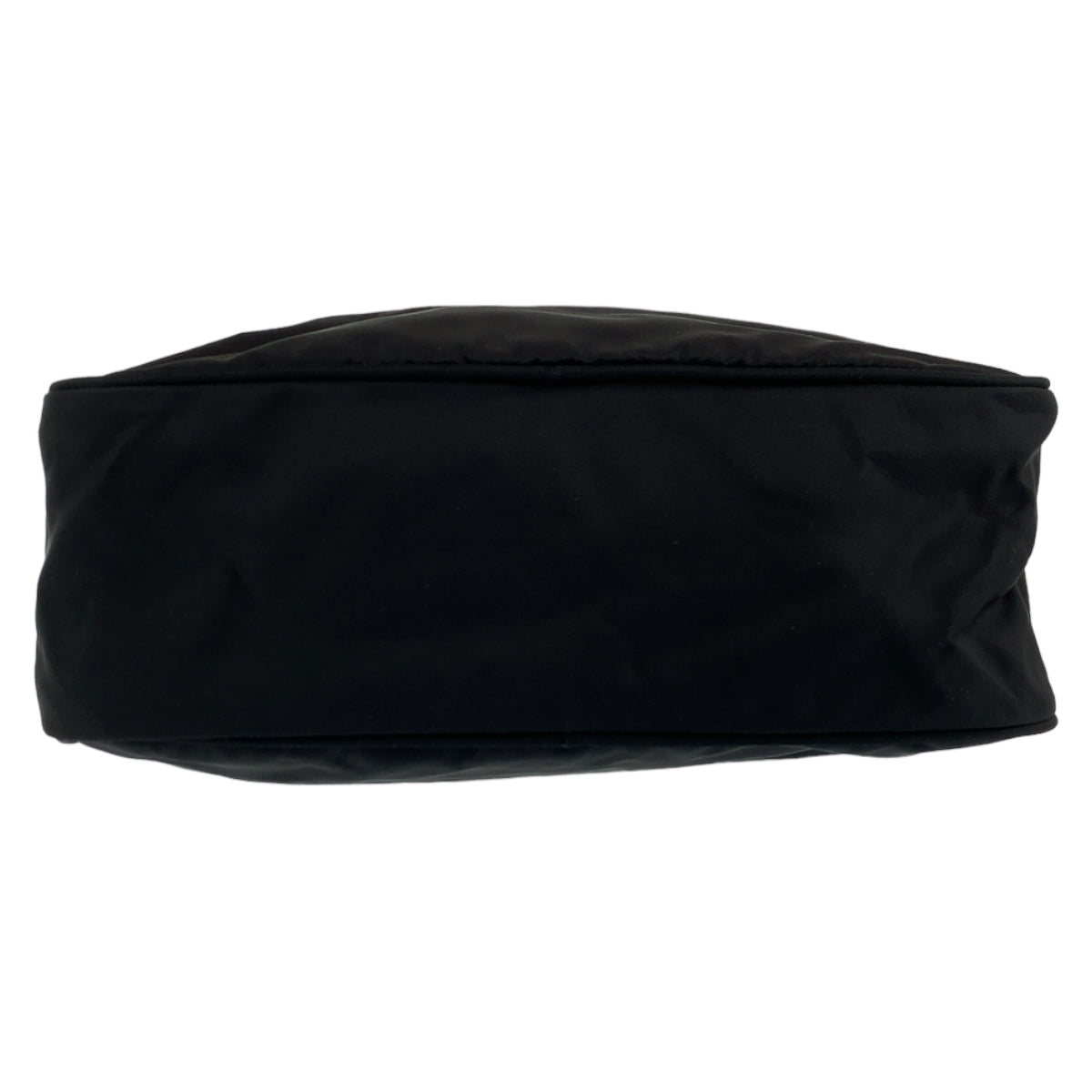 PRADA Tessuto Triangle Logo Plate Black Silver Hardware Nylon Shoulder Bag Crossbody Bag for Women