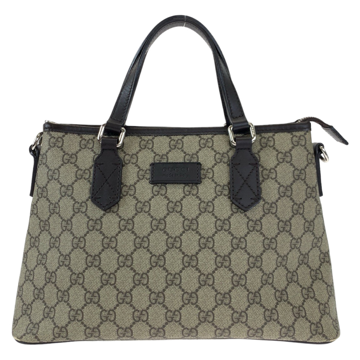 GUCCI グッチ GGスプリーム ブラウン ベージュ PVC 429019 ハンドバッグ ショルダーバッグ 2way  レディース