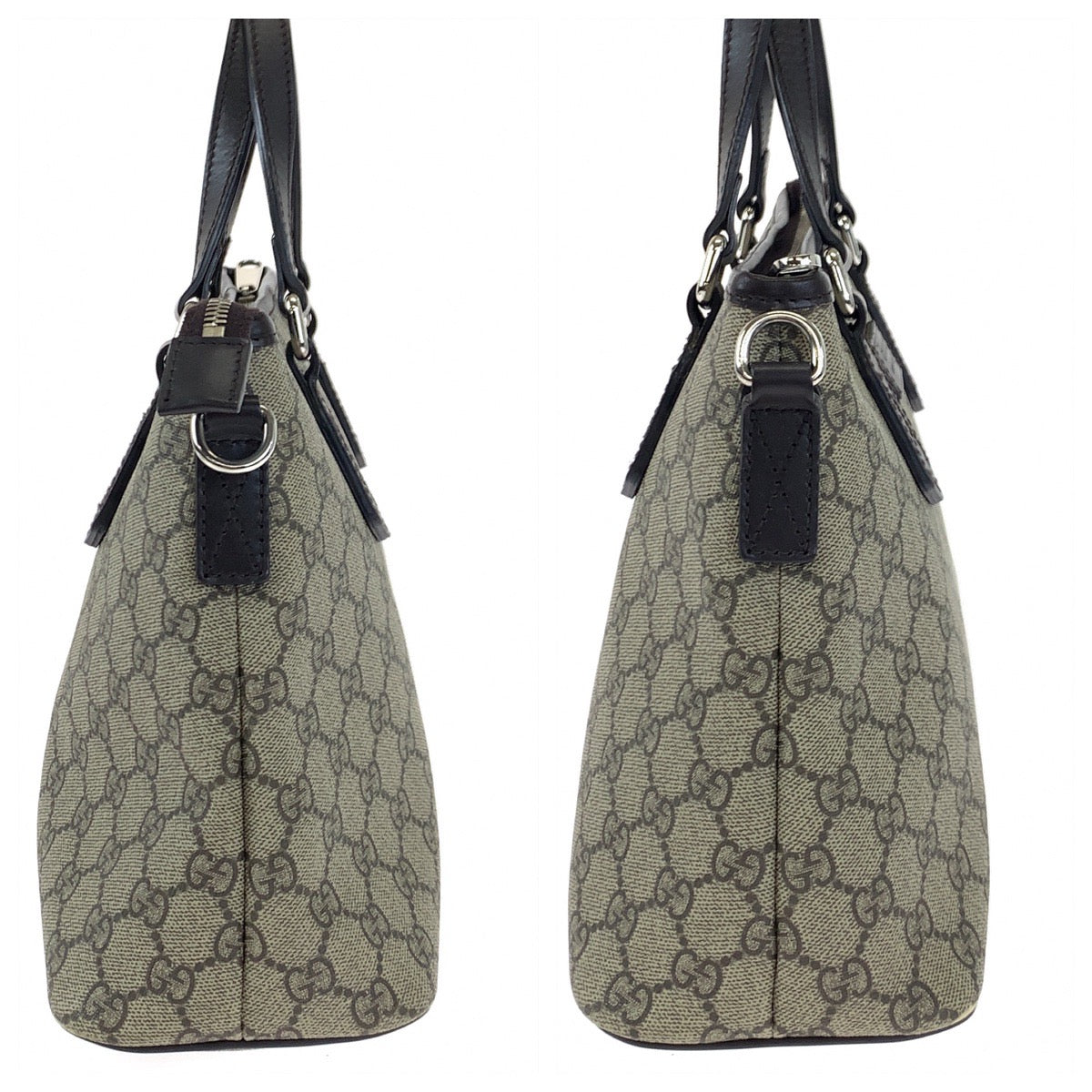GUCCI グッチ GGスプリーム ブラウン ベージュ PVC 429019 ハンドバッグ ショルダーバッグ 2way  レディース