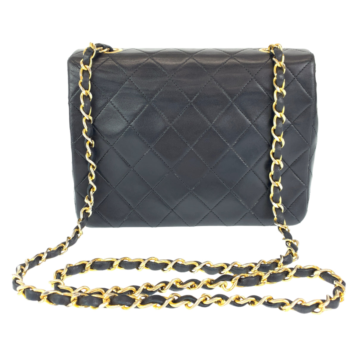 CHANEL シャネル マトラッセ ココマーク ターンロック ブラック 黒 ゴールド金具 ラムスキン チェーンショルダーバッグ 斜め掛け  レディース