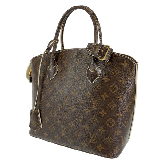 LOUIS VUITTON ルイヴィトン シャイニーモノグラム ロックイットPM ブラウン 茶 ゴールド金具 PVC M40597 ハンドバッグ トートバッグ  レディース