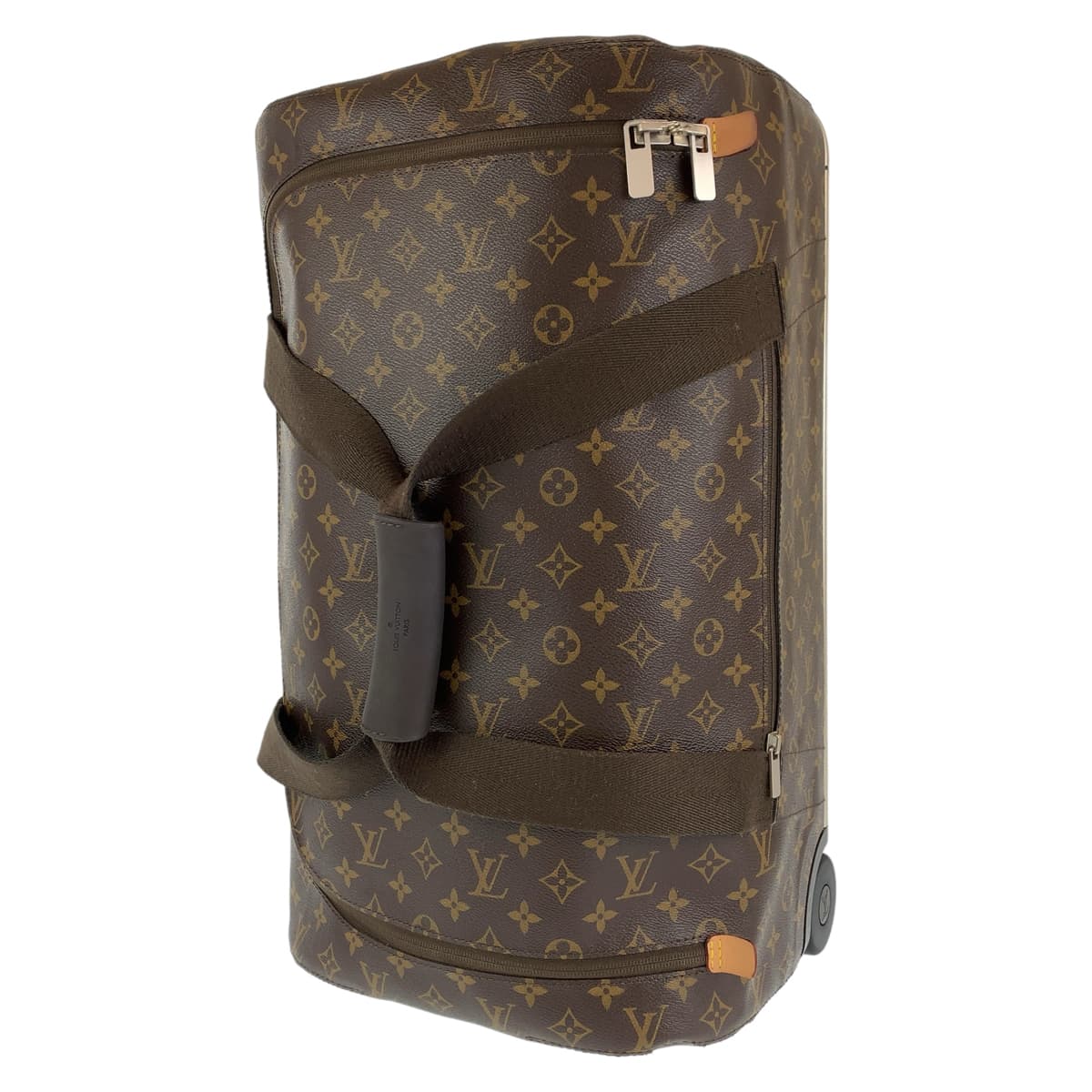 LOUIS VUITTON ルイヴィトン モノグラム ホライゾン ソフト 男女兼用 ブラウン 茶 シルバー金具 PVC M20109 キャリーバッグ ボストンバッグ  レディース