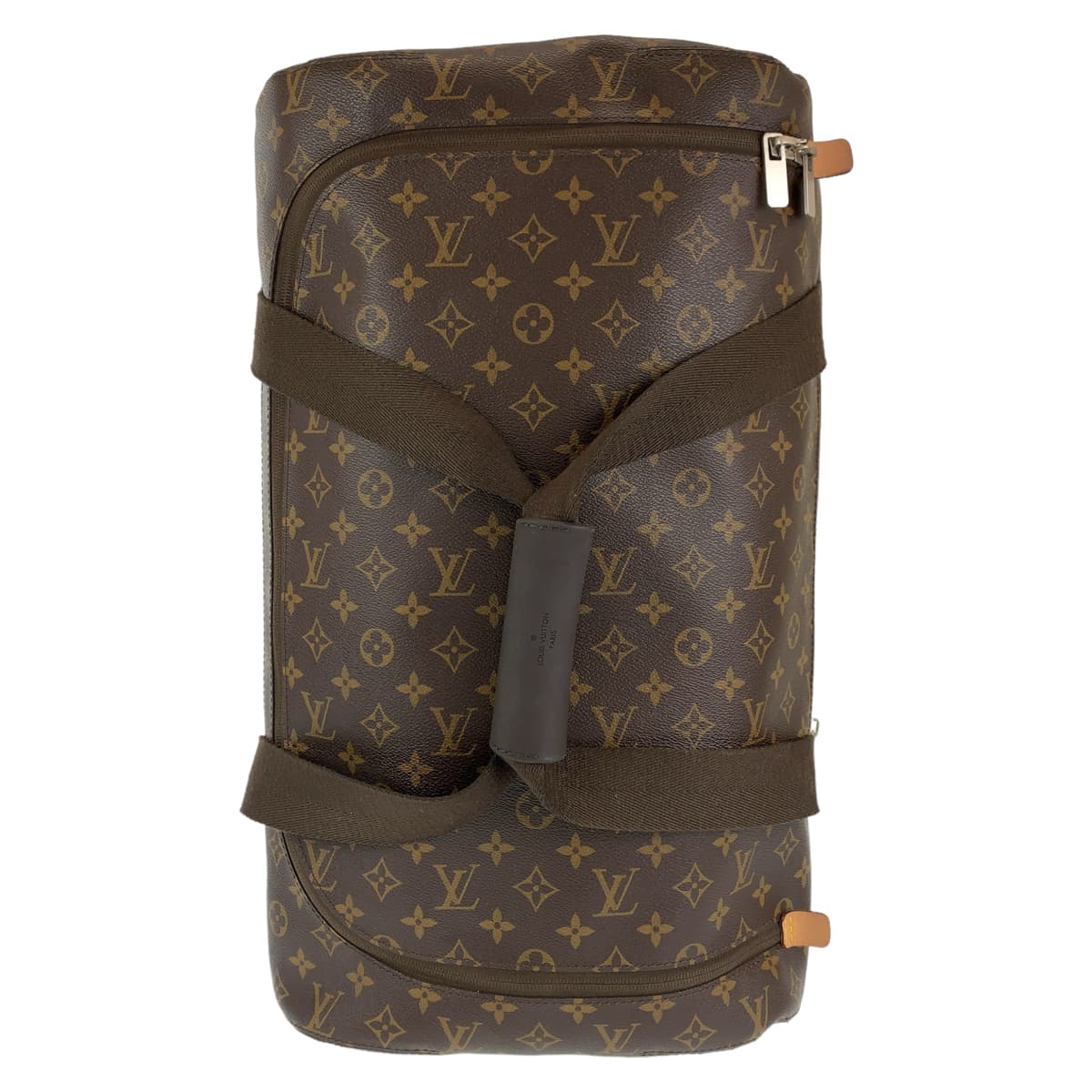LOUIS VUITTON ルイヴィトン モノグラム ホライゾン ソフト 男女兼用 ブラウン 茶 シルバー金具 PVC M20109 キャリーバッグ ボストンバッグ  レディース