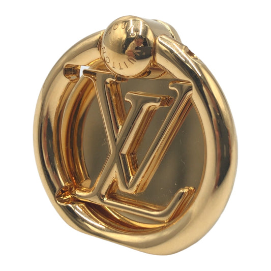 LOUIS VUITTON ルイヴィトン フォンリング ルイーズ 男女兼用 ゴールド 金 メタル M64290 スマホリング スマホアクセサリー  メンズ