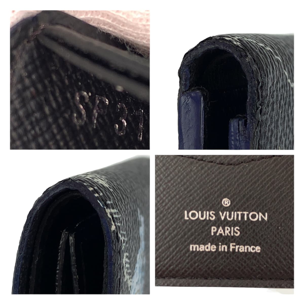 LOUIS VUITTON ルイヴィトン ダミエ グラフィット ポルトフォイユ スレンダーNM ブラック 黒 マルチカラー PVC N60281 カードケース 札入れ  メンズ