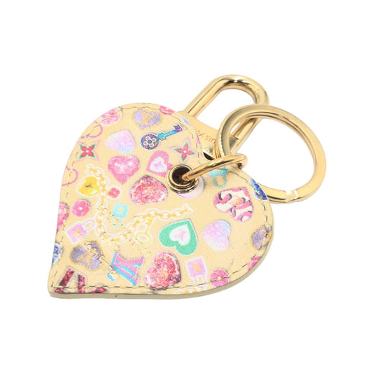 LOUIS VUITTON Louis Vuitton Love Lock Heart Charm Monogram Vernis M01165 Key Holder Key Ring Key Charm Women's