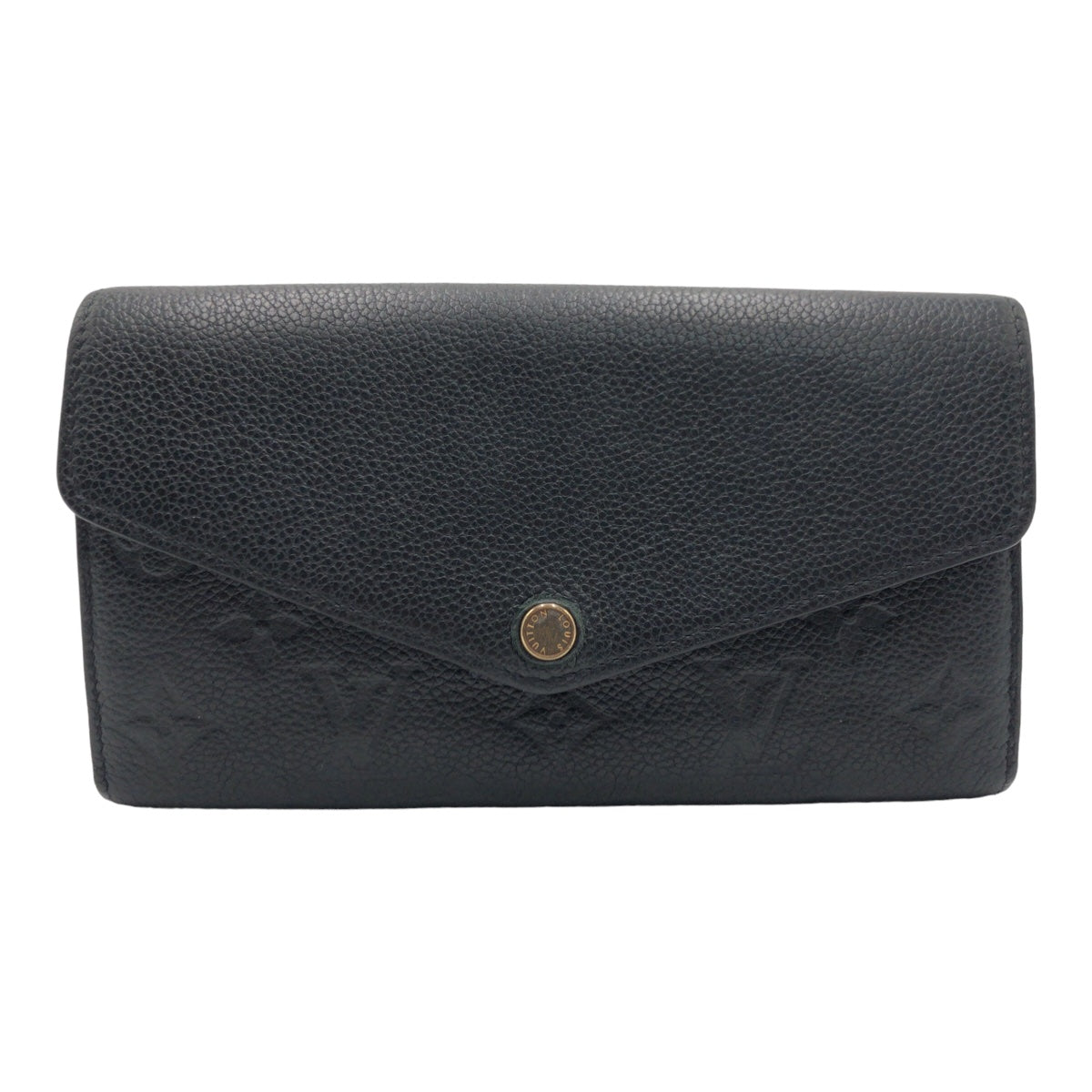 LOUIS VUITTON ルイヴィトン モノグラム アンプラント ポルトフォイユ サラ ブラック 黒 ゴールド金具 レザー M61182 長財布 ロングウォレット  メンズ