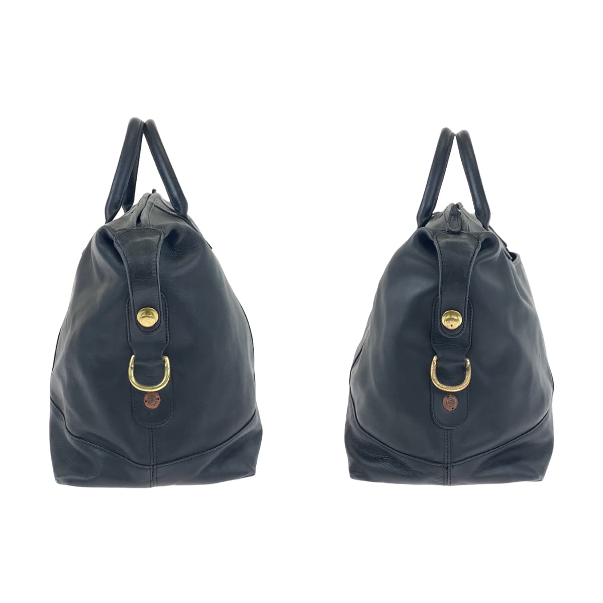 COACH コーチ ブラック 黒 レザー ボストンバッグ 旅行バッグ  メンズ