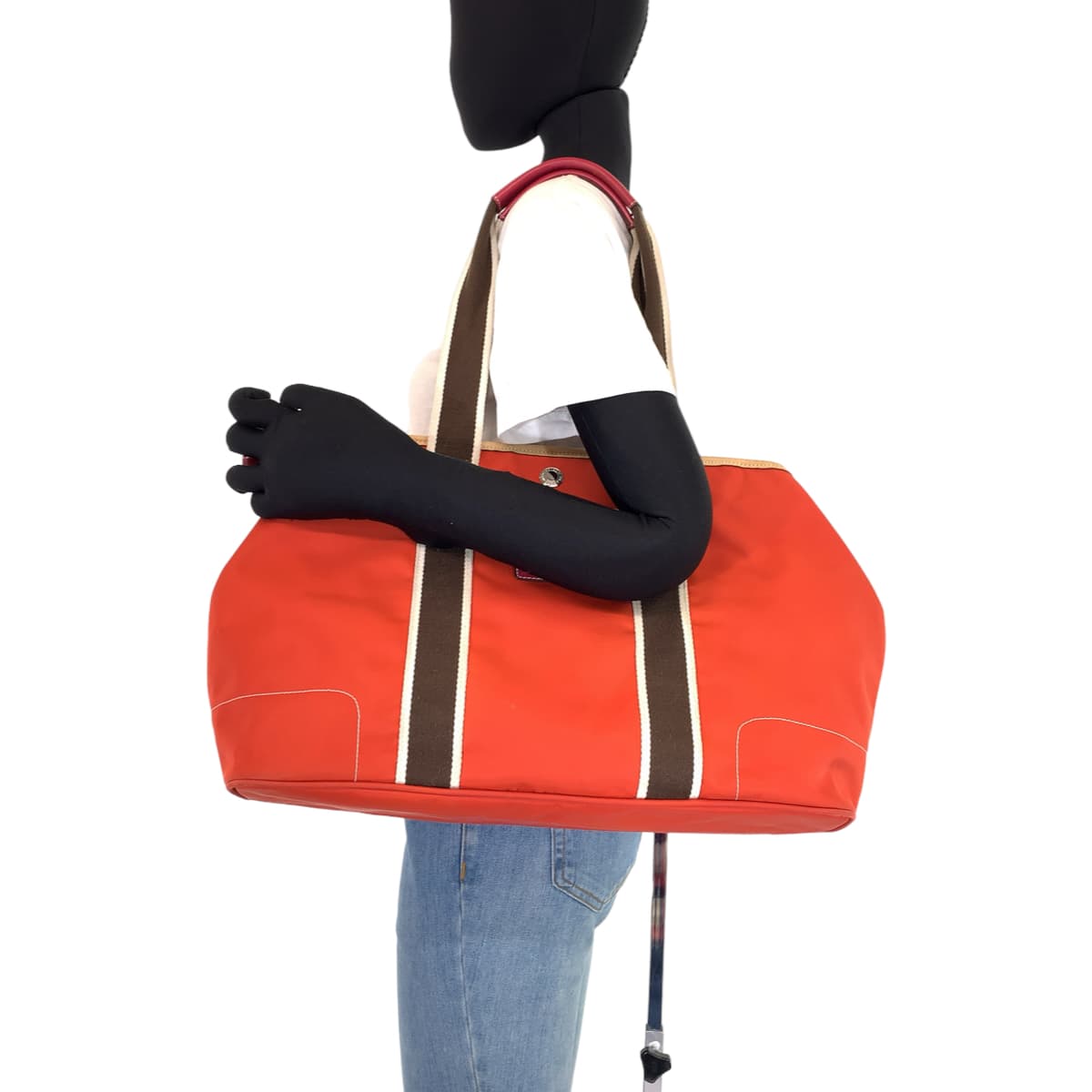 COACH コーチ シグネチャー ハンプトンズ ウィークエンド オレンジ ナイロン 6262 ショルダーバッグ トートバッグ  レディース