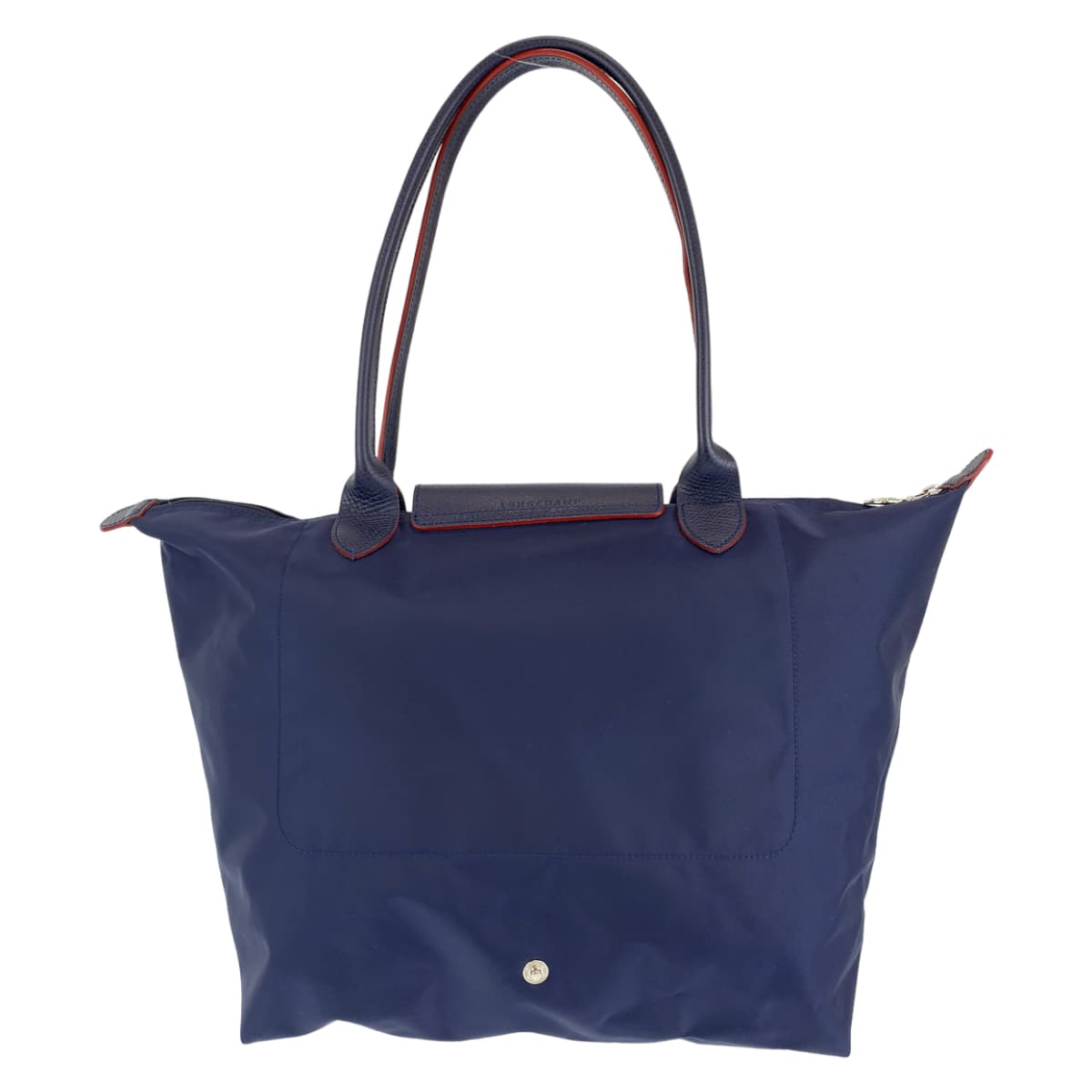 Longchamp ロンシャン ル プリアージュ クラブ ネイビー 紺 レッド 赤 ナイロン トートバッグ ショルダーバッグ  レディース