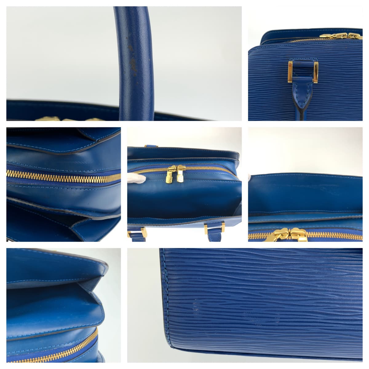 LOUIS VUITTON ルイヴィトン エピ ポンヌフ ブルー 青 トレドブルー エピレザー M52055 ハンドバッグ ショルダーバッグ 2WAY  レディース