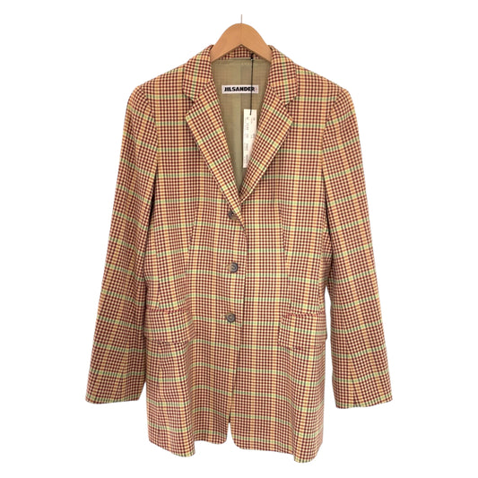 JIL SANDER ジルサンダー チェック柄 サイズ38 マルチカラー ウール / カシミヤ ジャケット テーラードジャケット  レディース