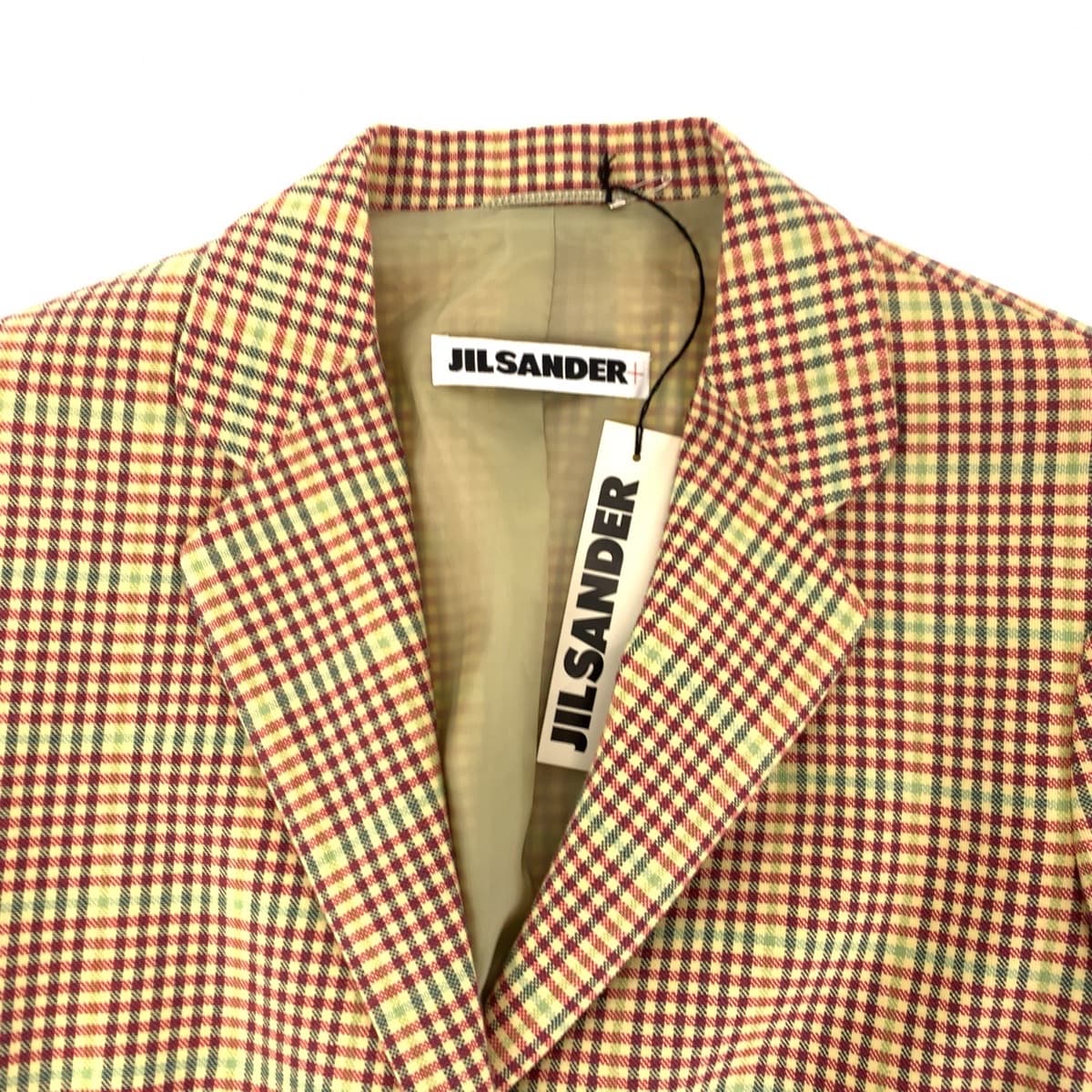 JIL SANDER ジルサンダー チェック柄 サイズ38 マルチカラー ウール / カシミヤ ジャケット テーラードジャケット  レディース
