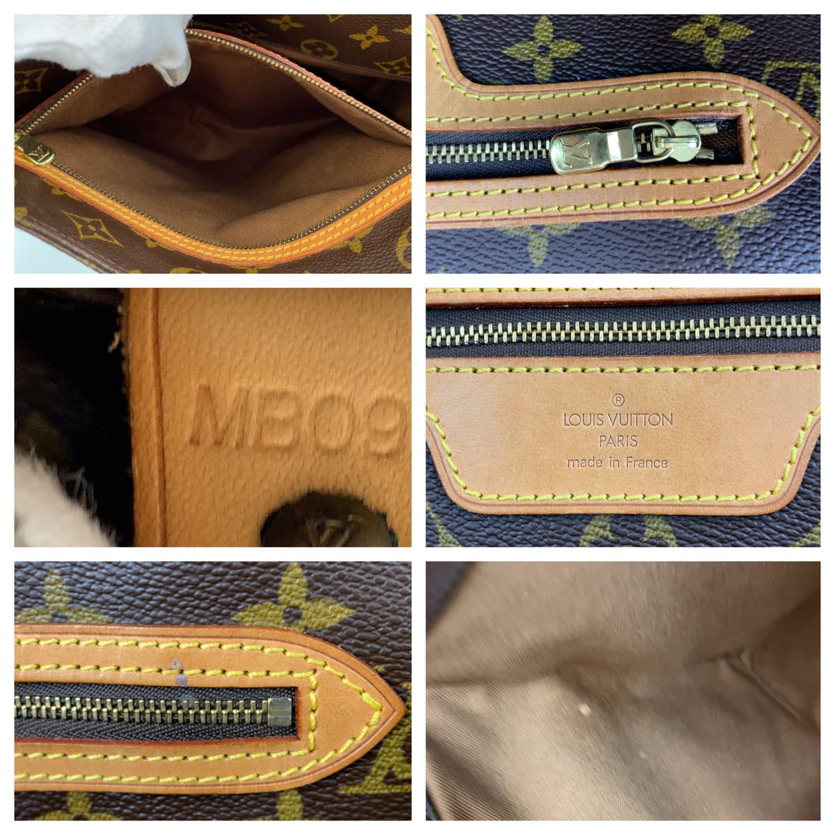 LOUIS VUITTON ルイヴィトン モノグラム サックショッピング ブラウン 茶 ゴールド金具 PVC M51108 トートバッグ ショルダーバッグ  レディース