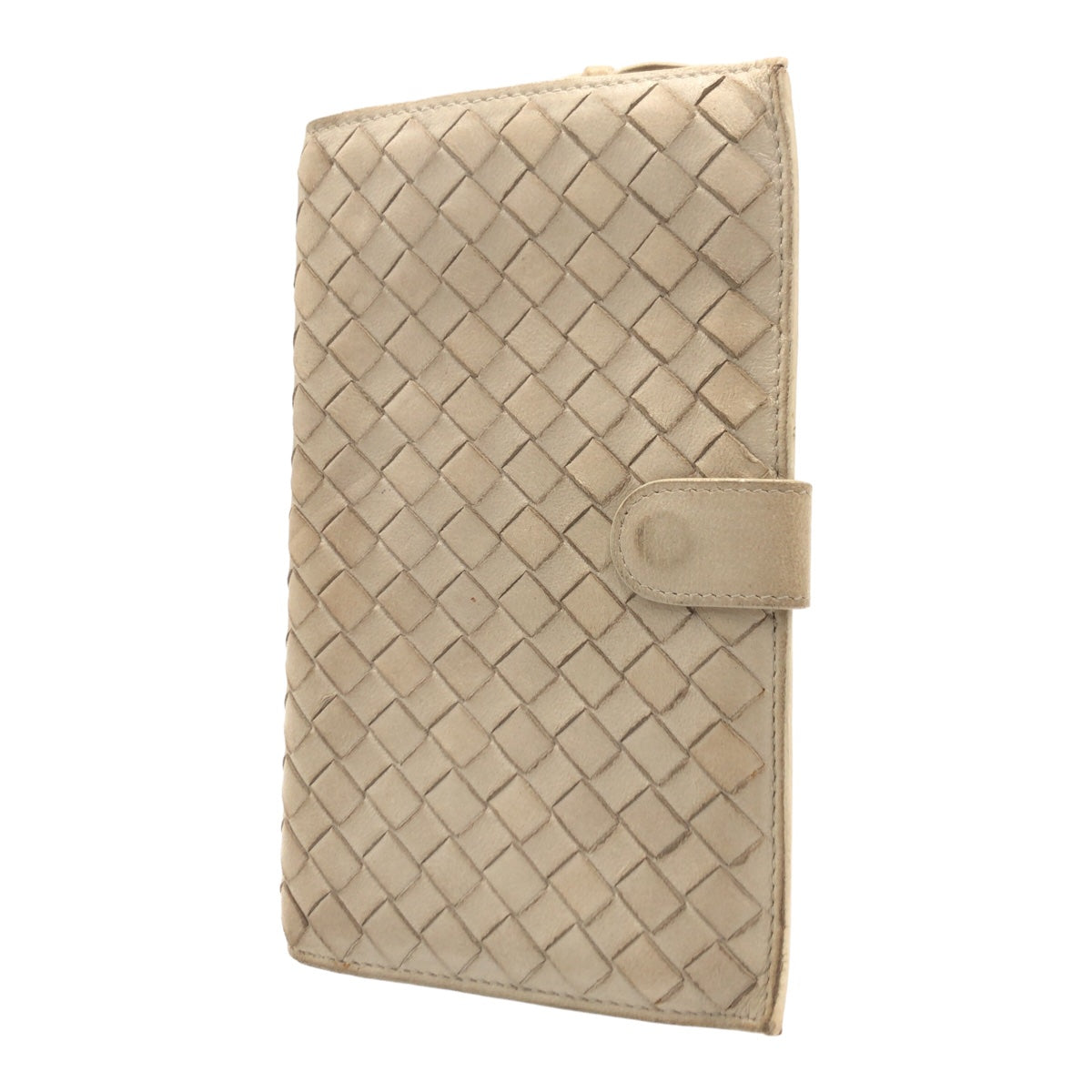 BOTTEGAVENETA ボッテガヴェネタ イントレチャート ベージュ ゴールド金具 ラムスキン t15454 長財布 ロングウォレット  レディース