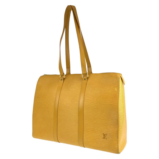 LOUIS VUITTON ルイヴィトン エピ フラネリー SPO イエロー 黄 ゴーウド金具 エピレザー ショルダーバッグ 肩掛けバッグ  レディース