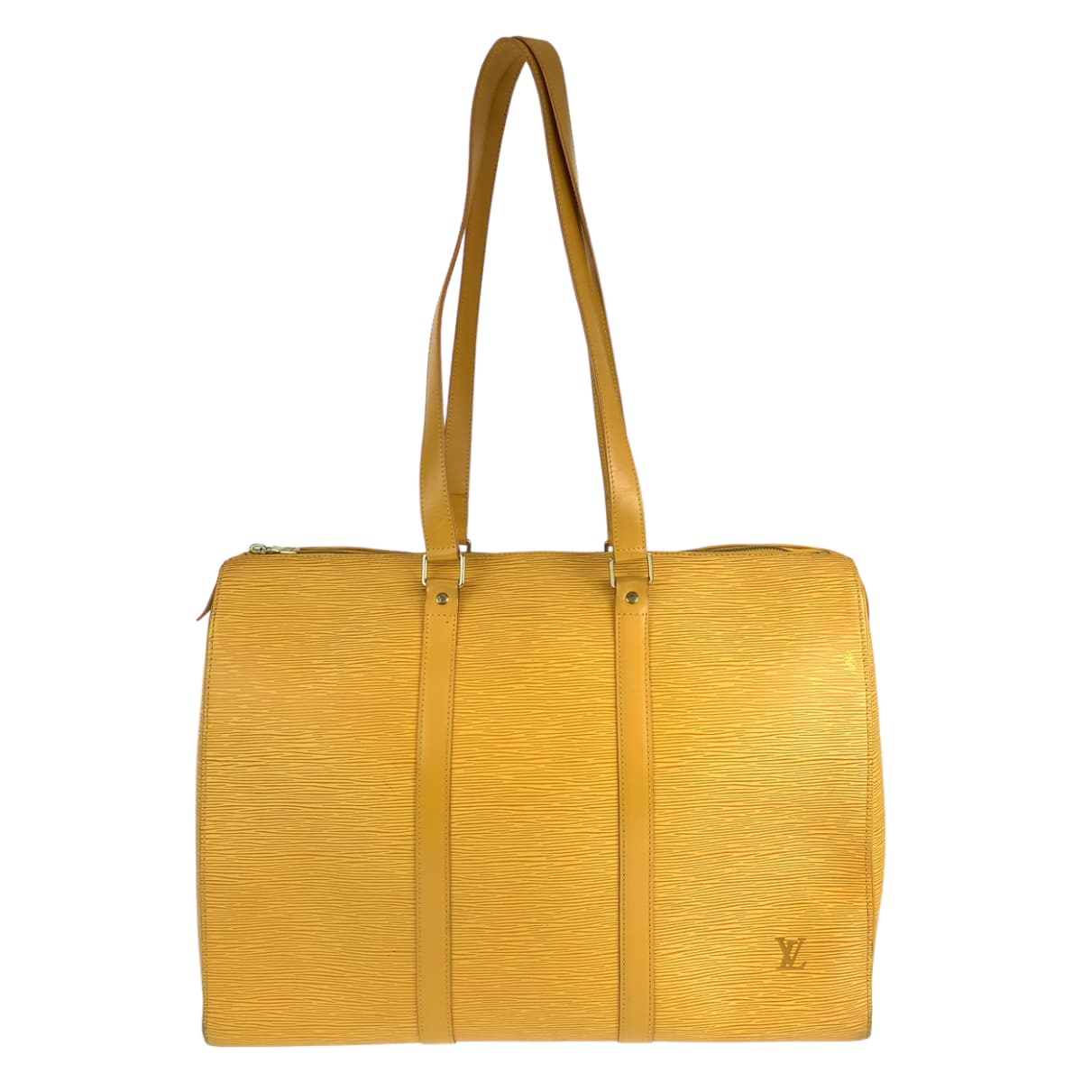 LOUIS VUITTON ルイヴィトン エピ フラネリー SPO イエロー 黄 ゴーウド金具 エピレザー ショルダーバッグ 肩掛けバッグ  レディース