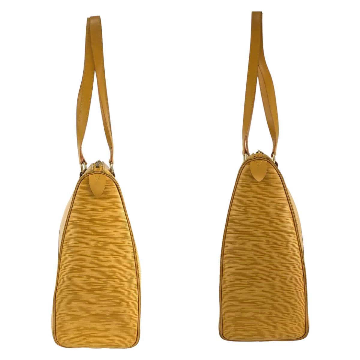 LOUIS VUITTON ルイヴィトン エピ フラネリー SPO イエロー 黄 ゴーウド金具 エピレザー ショルダーバッグ 肩掛けバッグ  レディース