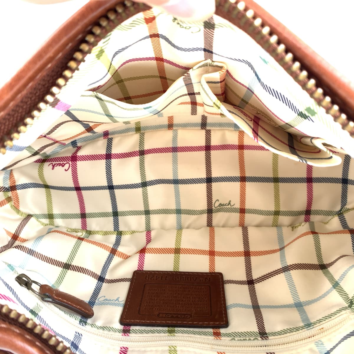 COACH コーチ ブラウン 茶 レザー 11429 ショルダーバッグ 斜め掛け  レディース