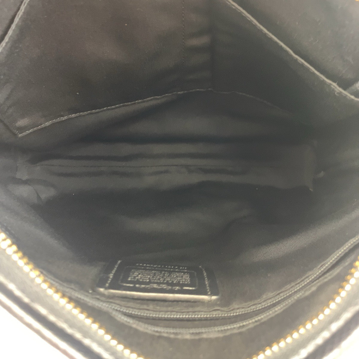 COACH コーチ シグネチャー ブラウン 茶 ブラック 黒 PVC F34938 ショルダーバッグ 斜め掛け  レディース
