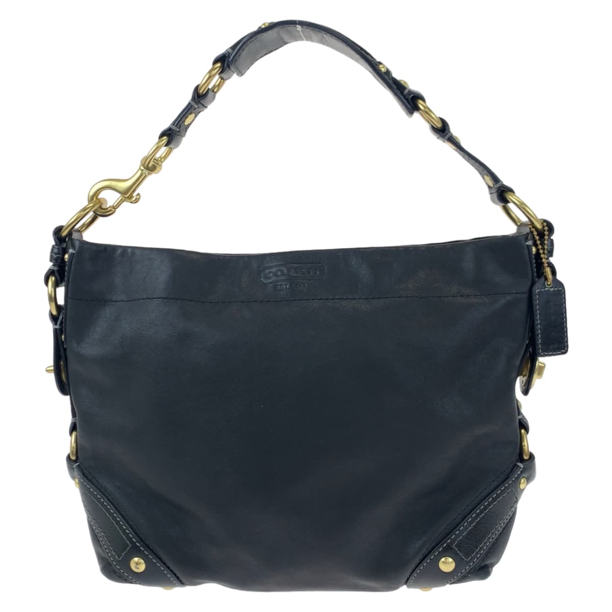 COACH コーチ ブラック 黒 レザー 10615 ショルダーバッグ 肩掛け  レディース