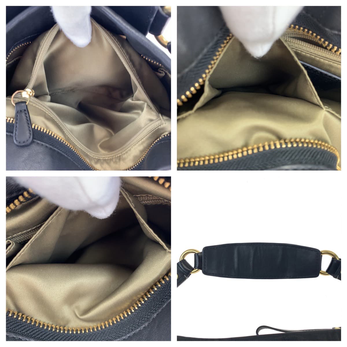 COACH コーチ ブラック 黒 レザー 10615 ショルダーバッグ 肩掛け  レディース