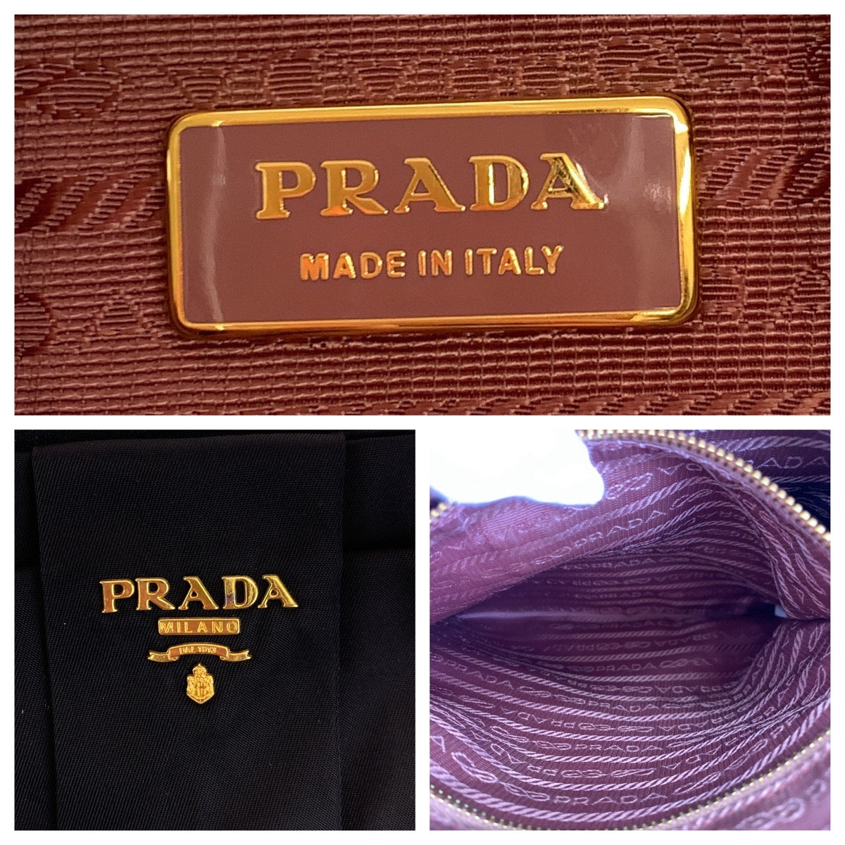 PRADA Prada Tessuto Ribbon Black Nylon Shoulder Bag Crossbody Women's