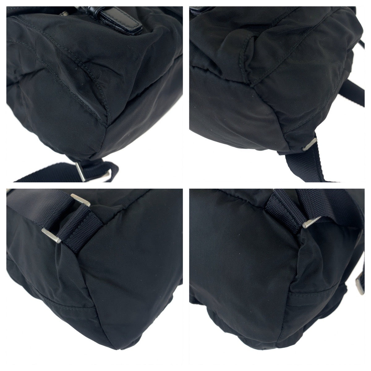 PRADA Prada Tessuto Black Nylon Backpack for Women