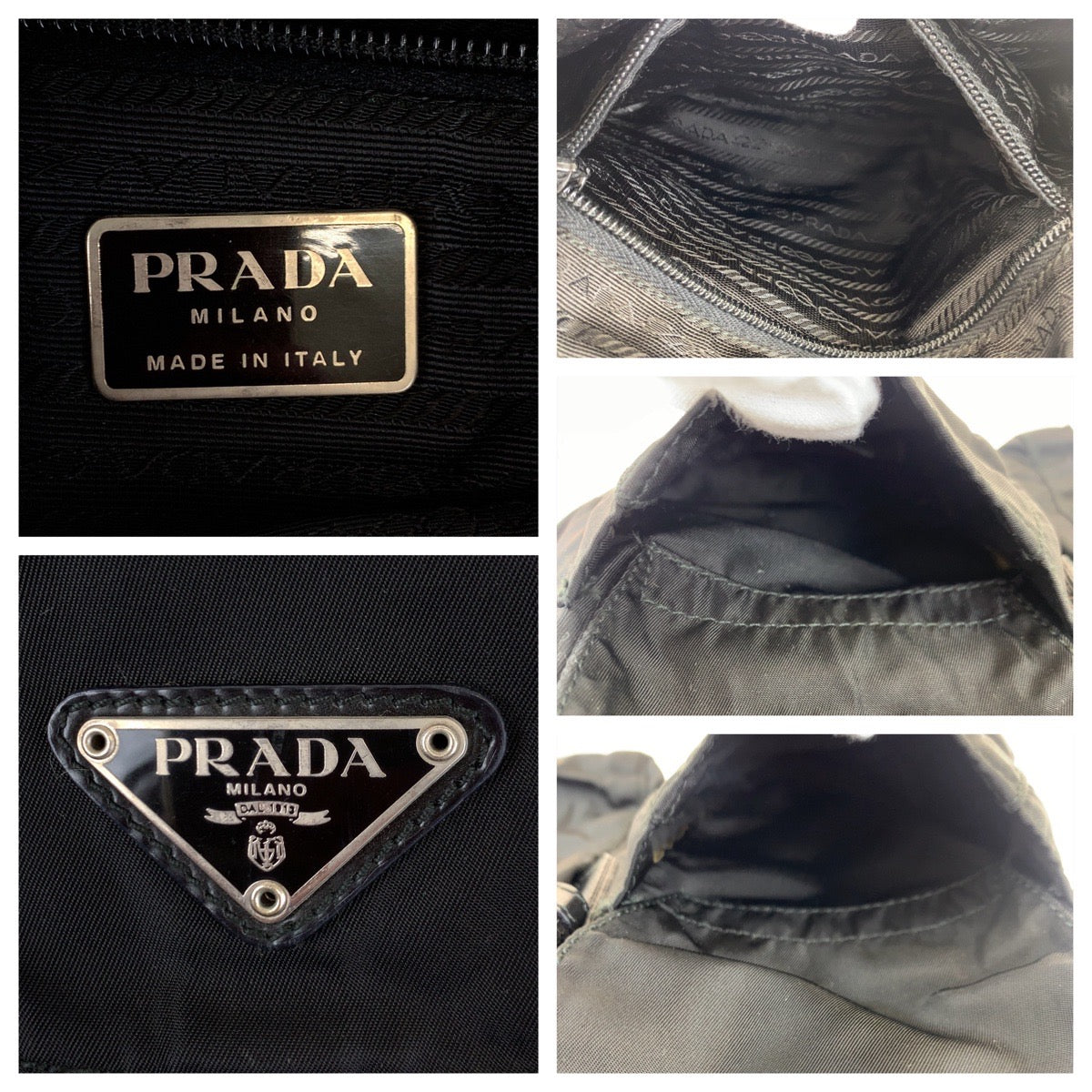 PRADA Prada Tessuto Black Nylon Backpack for Women