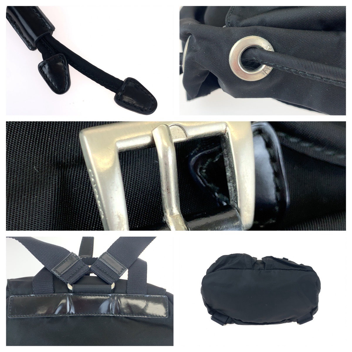 PRADA Prada Tessuto Black Nylon Backpack for Women