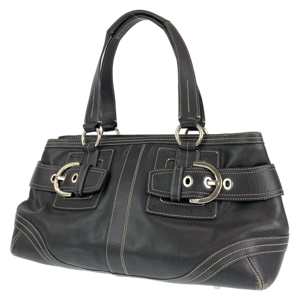 COACH コーチ ソーホー ブラック 黒 レザー 2116 ショルダーバッグ トートバッグ  レディース