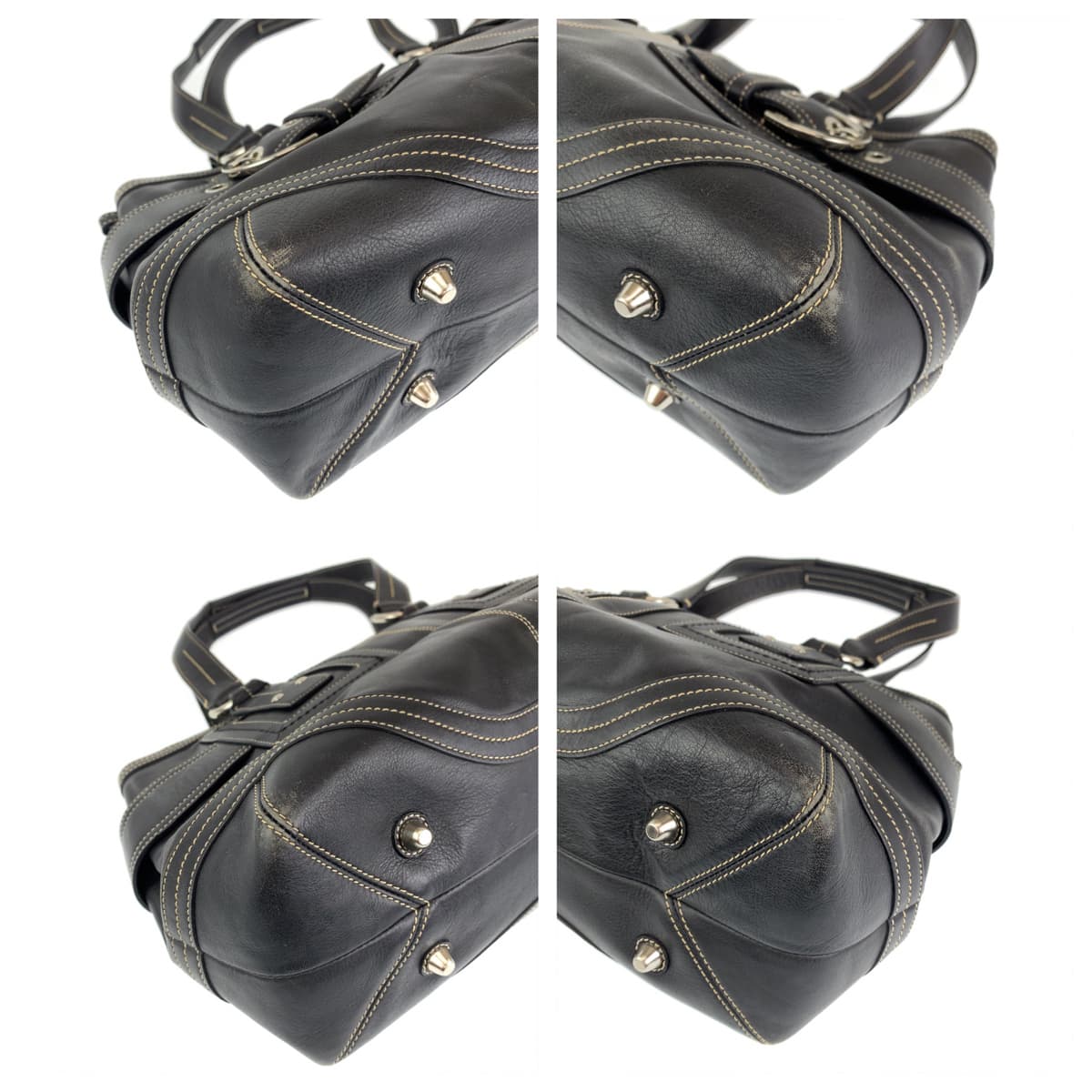COACH コーチ ソーホー ブラック 黒 レザー 2116 ショルダーバッグ トートバッグ  レディース