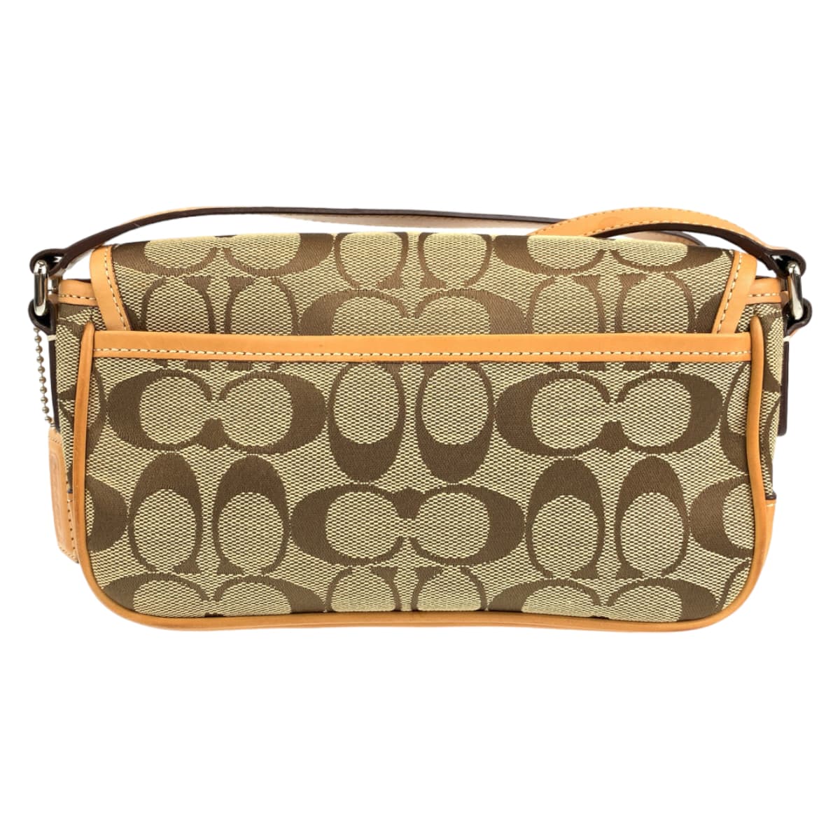 COACH コーチ シグネチャー ベージュ キャンバス / レザー 6844 ショルダーバッグ 斜め掛け  レディース