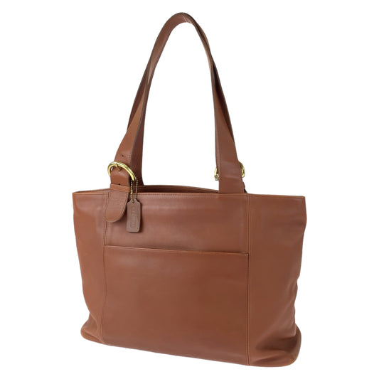 COACH コーチ オールドコーチ ブラウン 茶 レザー 4155 トートバッグ ハンドバッグ  レディース