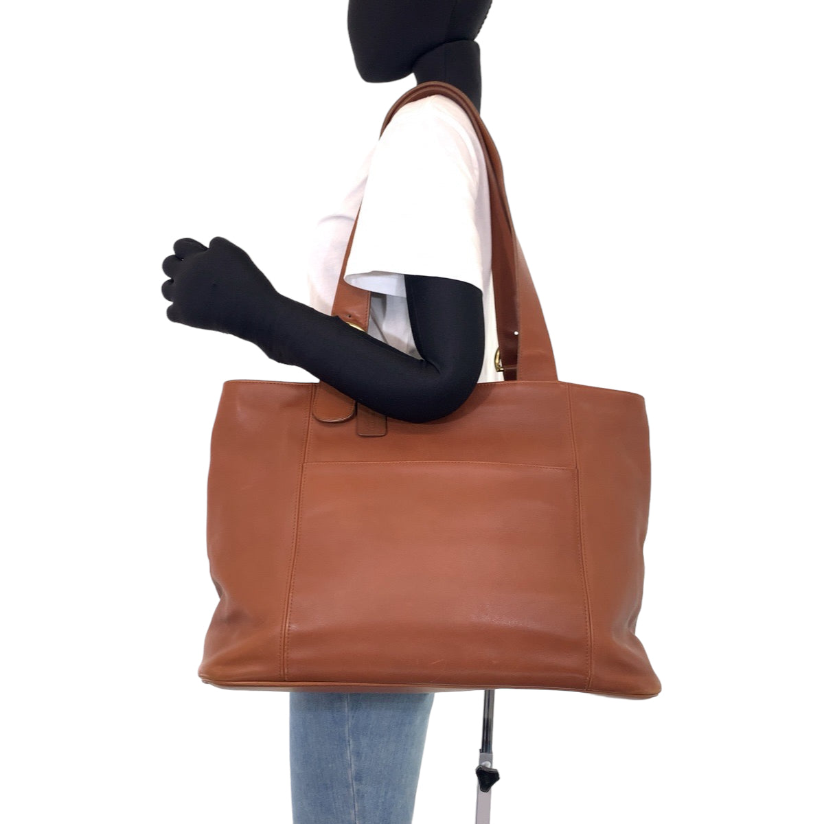 COACH コーチ オールドコーチ ブラウン 茶 レザー 4155 トートバッグ ハンドバッグ  レディース