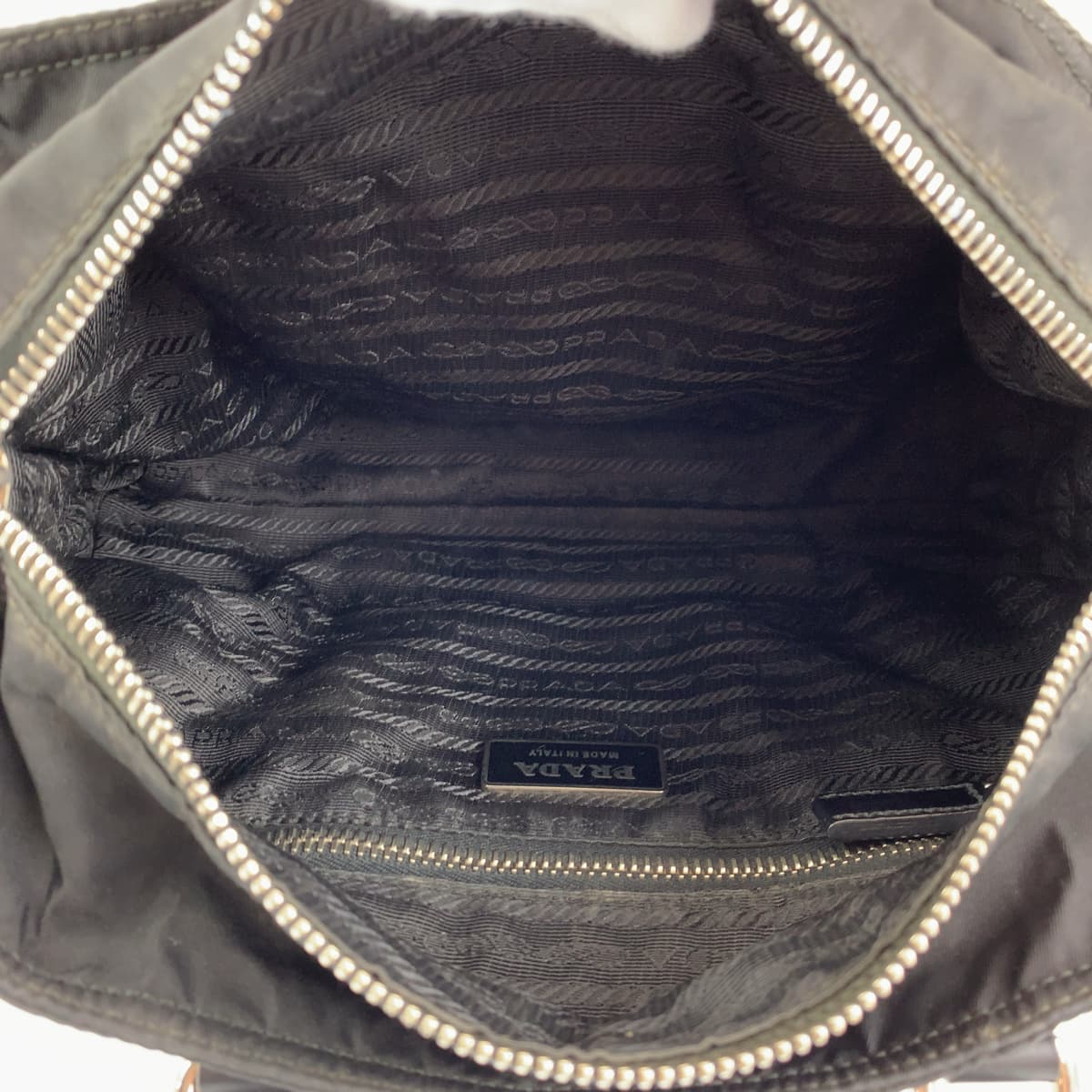 PRADA Prada Tessuto Black Nylon Shoulder Bag Handbag 2way Women's