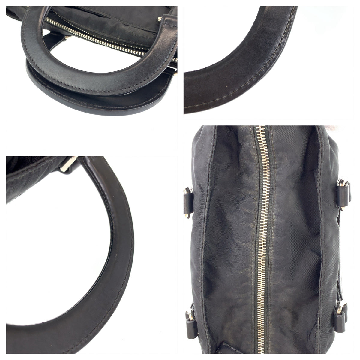 PRADA Prada Tessuto Black Nylon Shoulder Bag Handbag 2way Women's