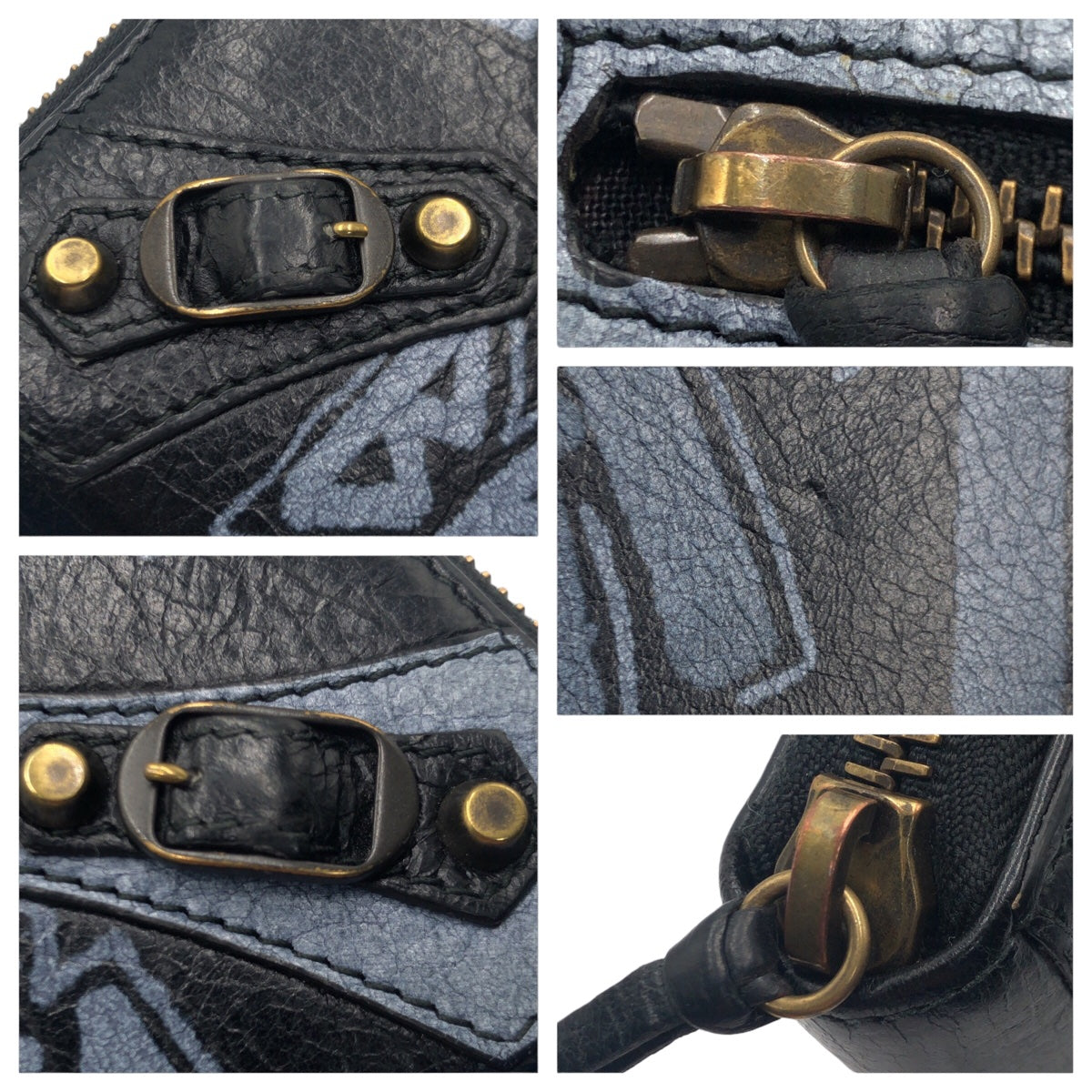 BALENCIAGA バレンシアガ クラシックコンチネンタル ブラック 黒 ゴールド金具 レザー 253036 長財布 ロングウォレット  メンズ