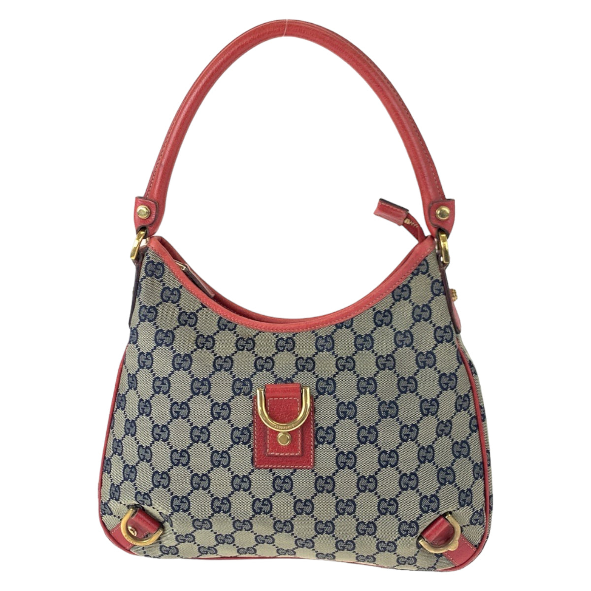 GUCCI グッチ アビー ベージュ レッド 赤 GGキャンバス 130738 ワンショルダーバッグ ハンドバッグ  レディース
